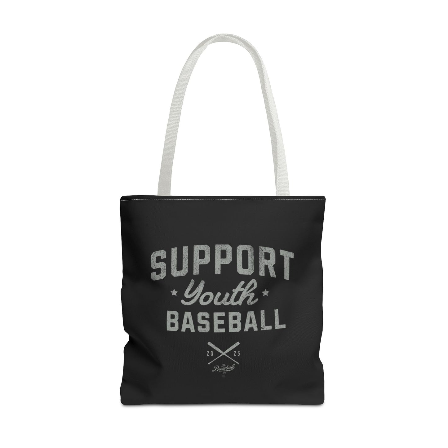 Support Youth Baseball Tote Bag_Black