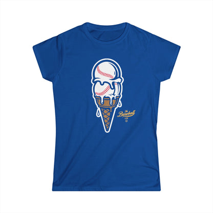 Baseball Ice Cream Cone Women's T-Shirt