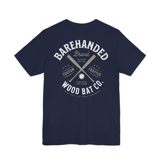 Barehanded Wood Bat Co. Baseball T-Shirt
