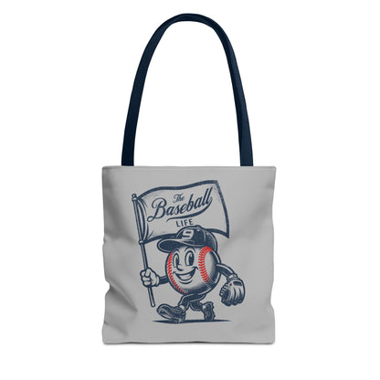 Mr. Baseball Mascot Flying Flag Tote