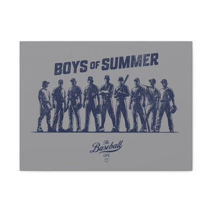 Boys of Summer Wall Art Canvas_Medium Gray
