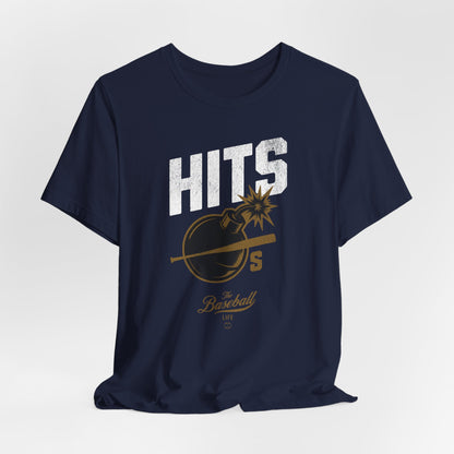 Hits Bombs Baseball T-Shirt