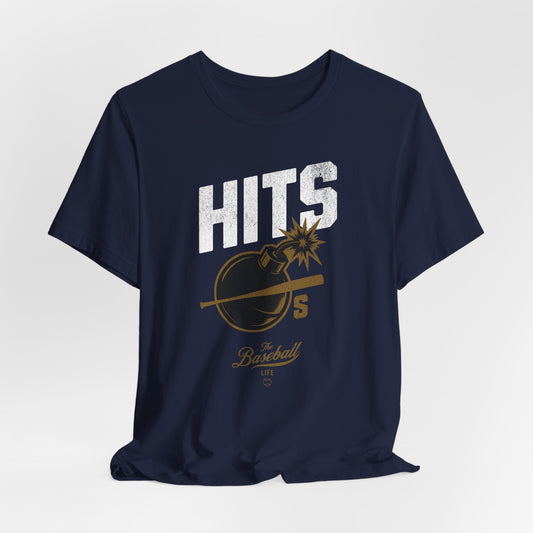 Hits Bombs Baseball T-Shirt