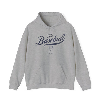 The Baseball Life Hoodie_Navy Print