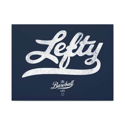 Lefty Wall Art Canvas_Navy