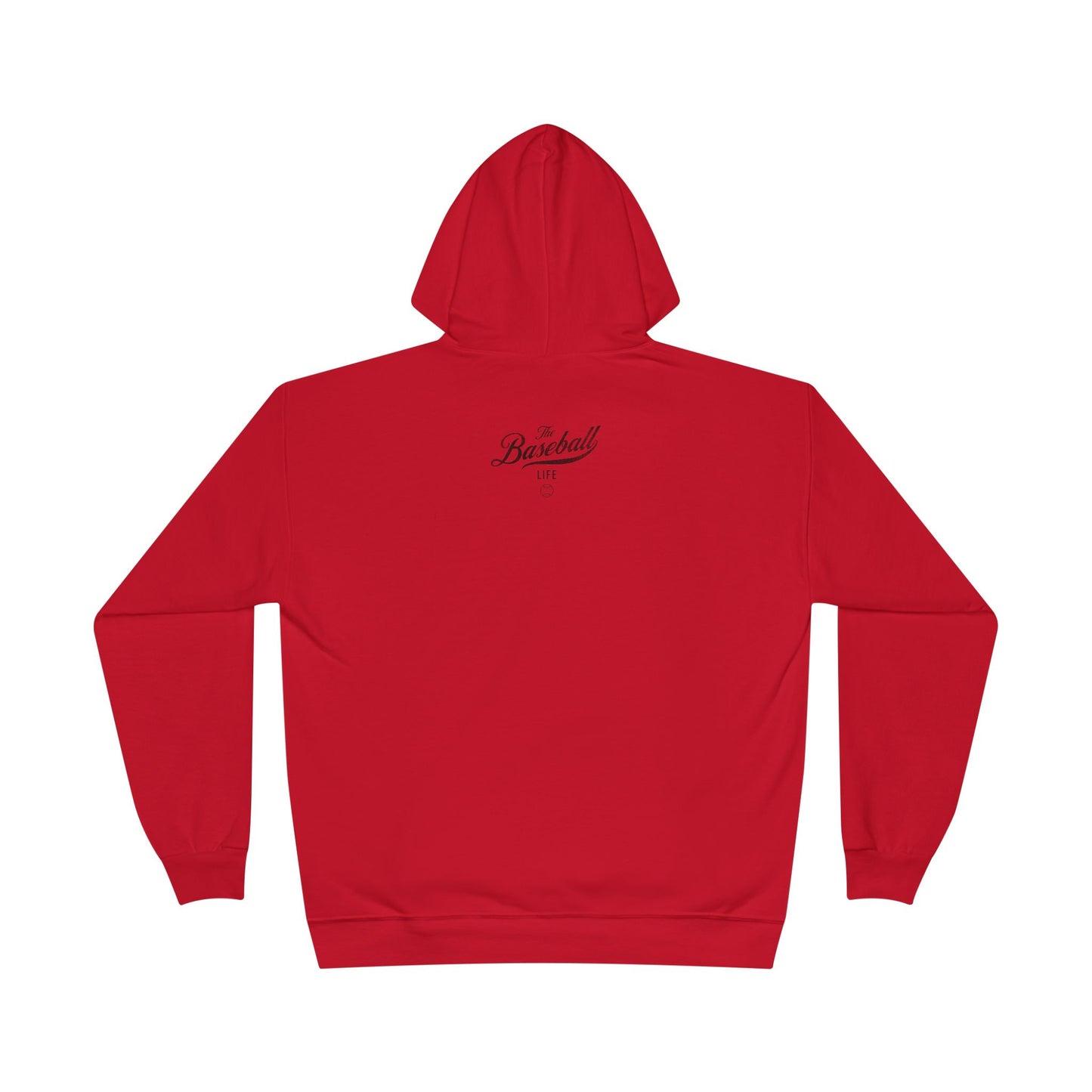 The Baseball Life Hoodie w/Grommets_Black Print