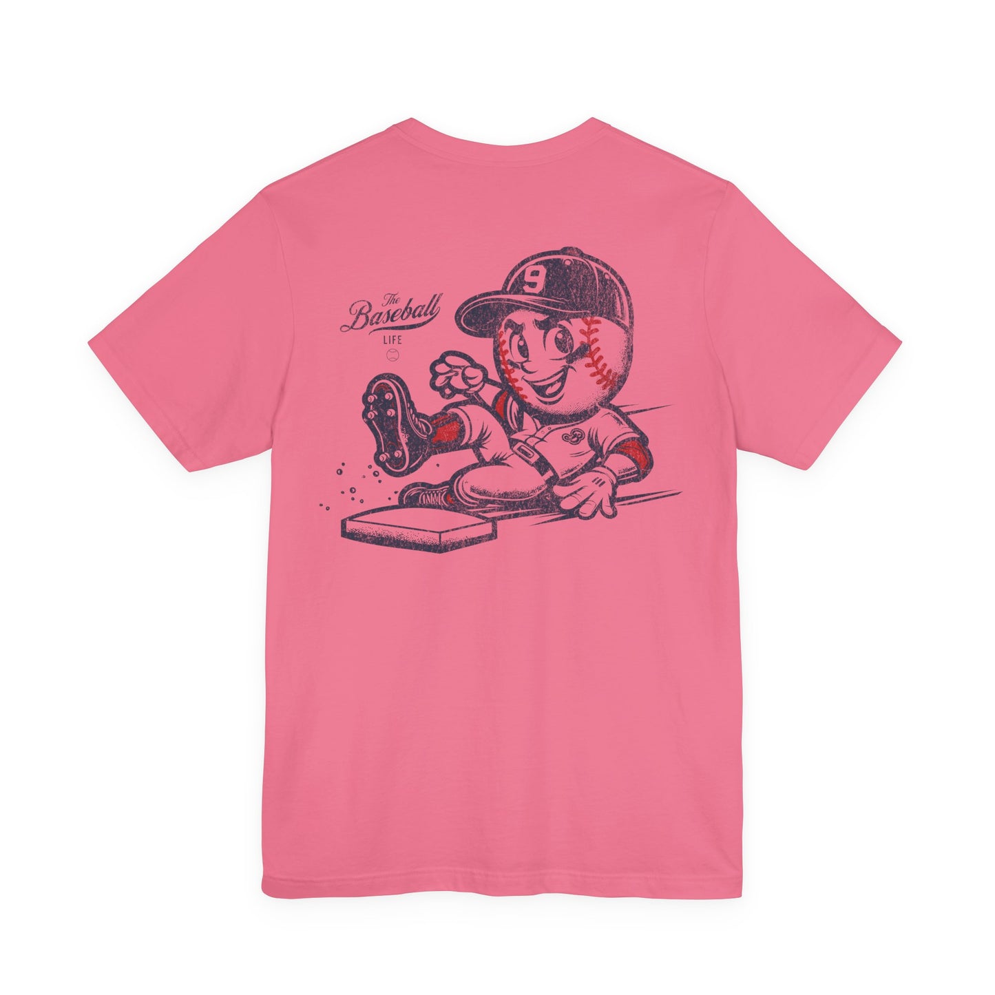 Mr. Baseball Mascot Sliding T-Shirt