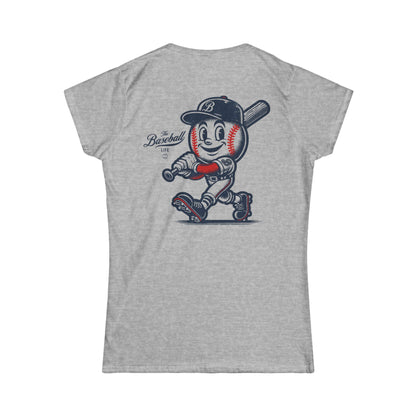 Mr. Baseball Mascot Batter Up Women's T-Shirt