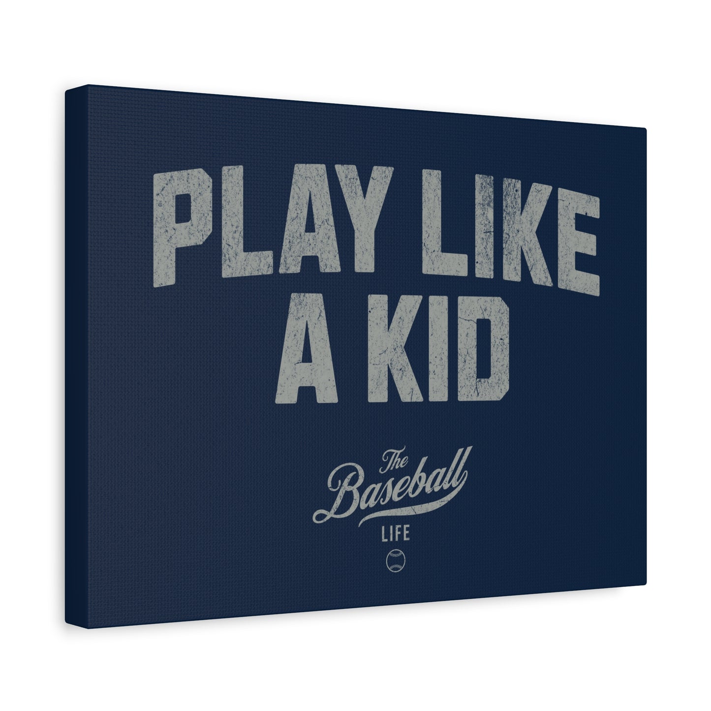 Play Like A Kid Wall Art Canvas_Navy