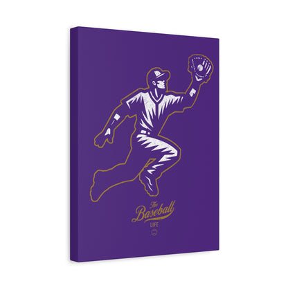 Player Icon Wall Art Canvas_Purple