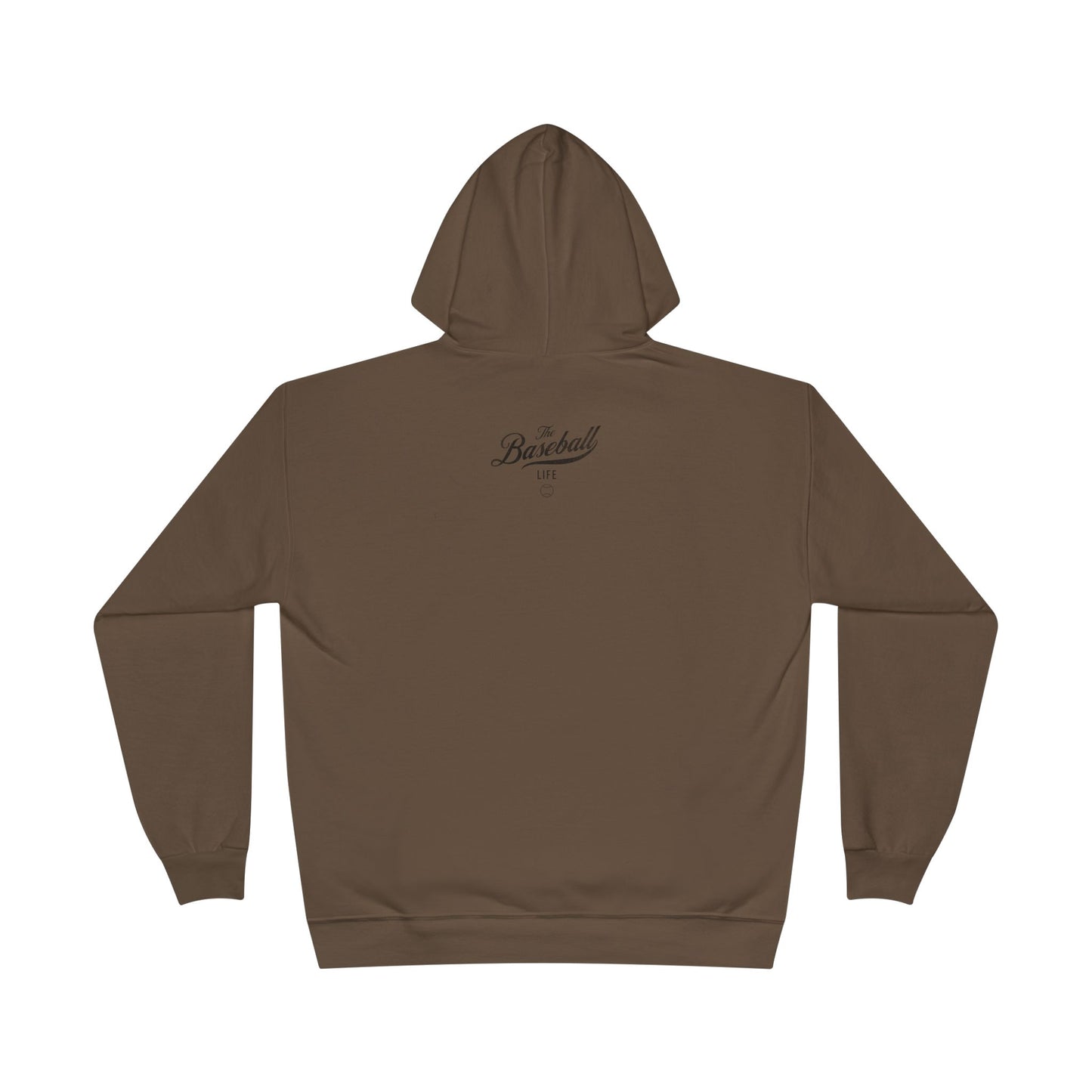 The Baseball Life Hoodie w/Grommets_Black Print