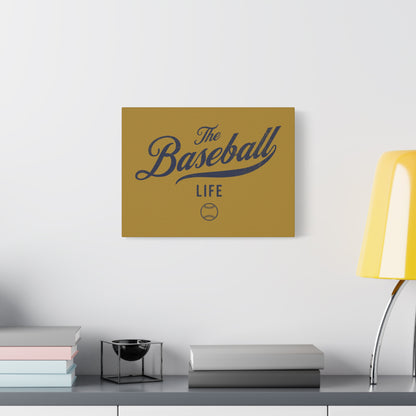 Wall Art Canvas_Old Gold w Navy