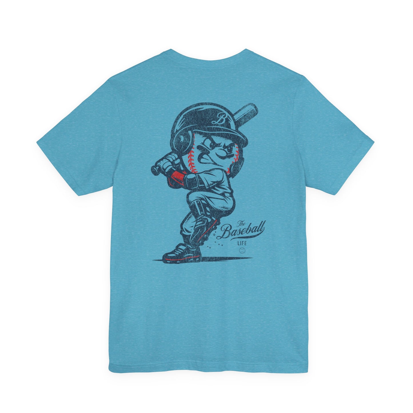 Mr. Baseball Mascot Batting T-Shirt