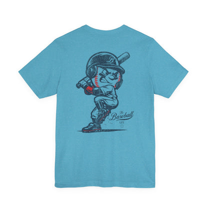 Mr. Baseball Mascot Batting T-Shirt