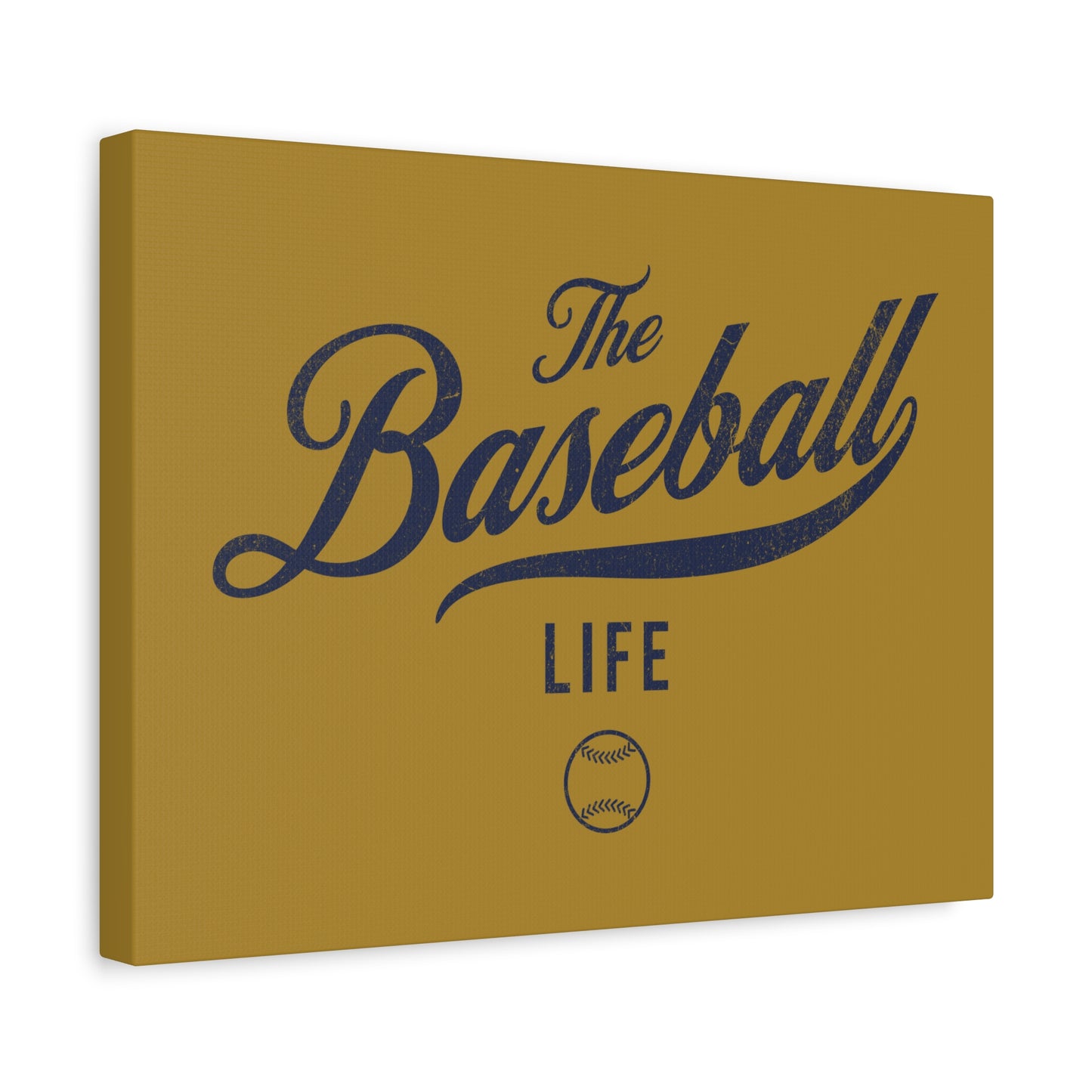 Wall Art Canvas_Old Gold w Navy
