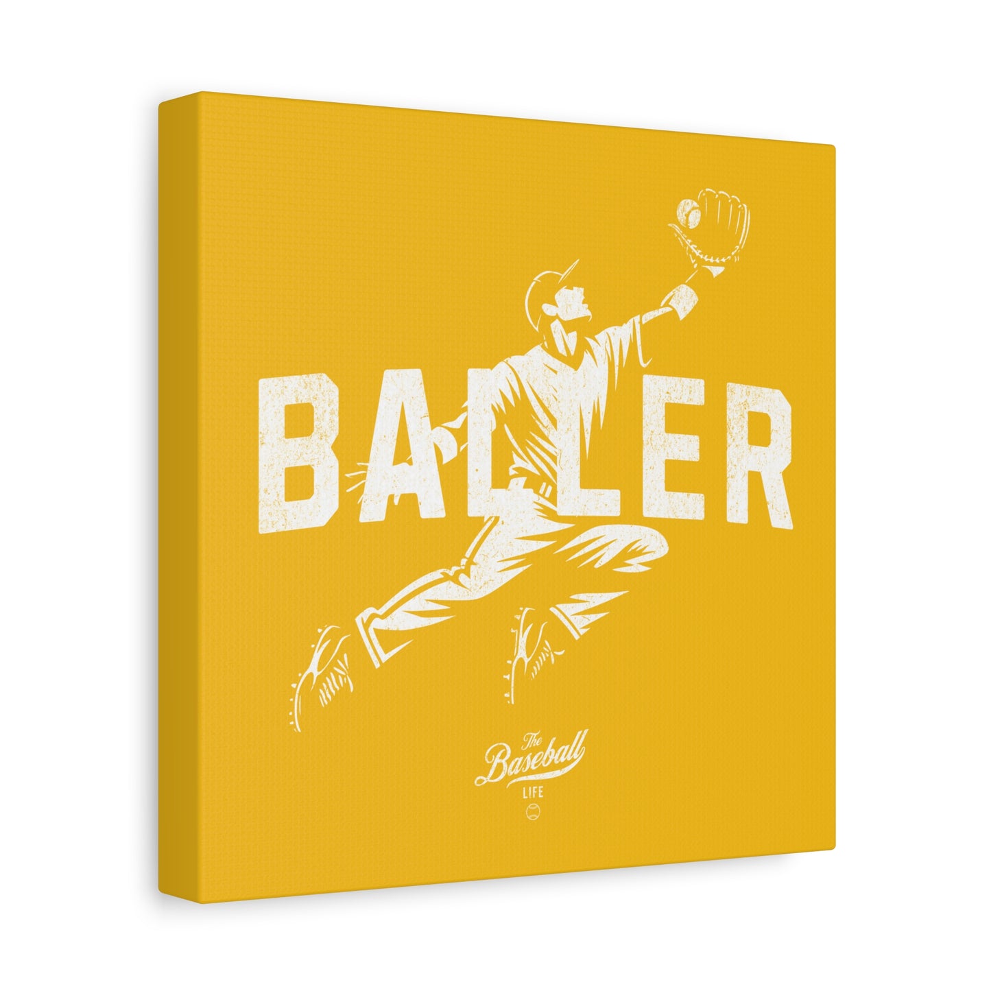 Baller Wall Art Canvas_Yellow Gold