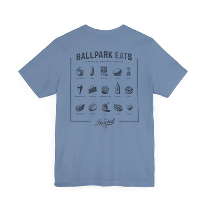 Ballpark Eats_Feeding the Language of Baseball T-Shirt