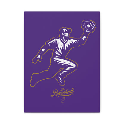 Player Icon Wall Art Canvas_Purple