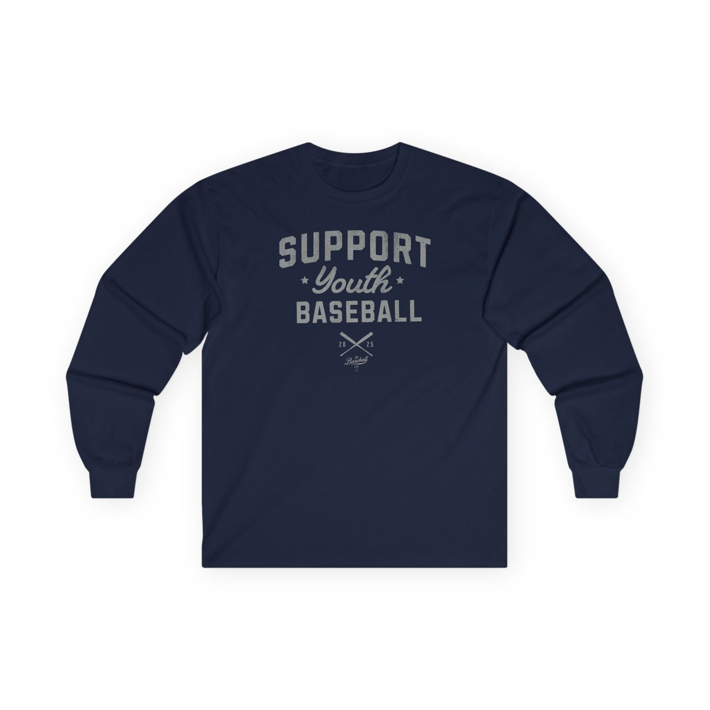 Support Youth Baseball Long-Sleeve T-Shirt