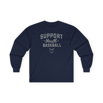Support Youth Baseball Long-Sleeve T-Shirt