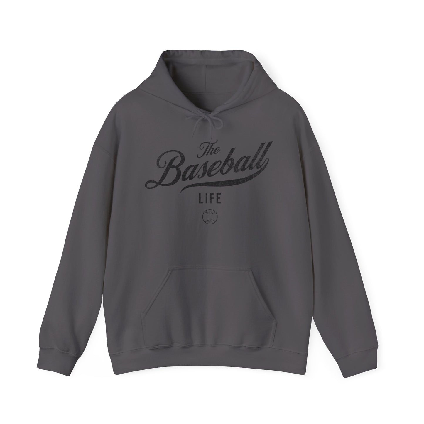 The Baseball Life Hoodie_Black Print