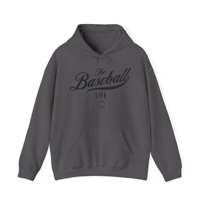 The Baseball Life Hoodie_Black Print