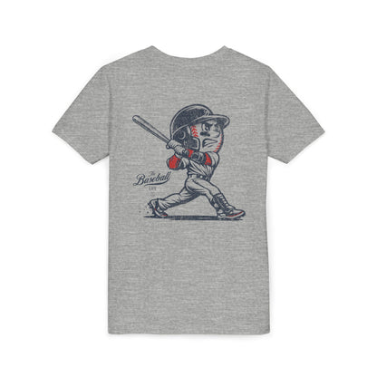 Youth Mr. Baseball Mascot Home Run T-Shirt