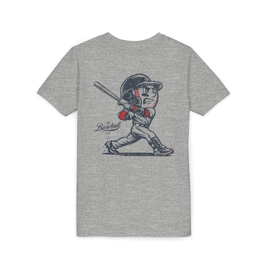 Youth Mr. Baseball Mascot Home Run T-Shirt